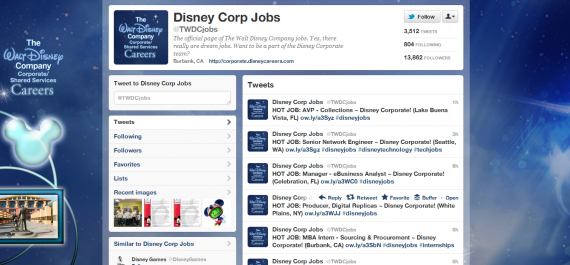 Disney Careers on Twitter