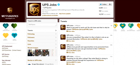 UPS Careers on Twitter