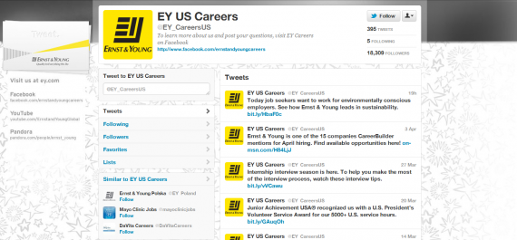 Ernst & Young Careers on Twitter