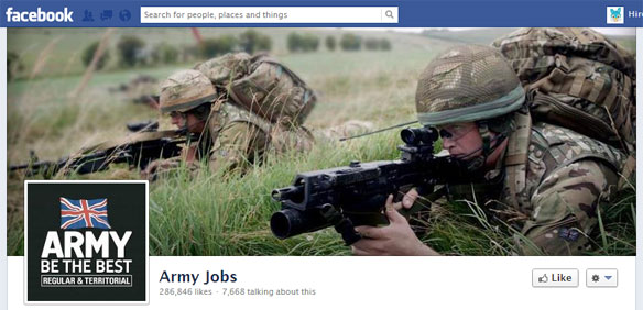 army jobs facebook career page cover image