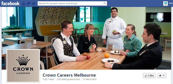 crown facebook career page cover image
