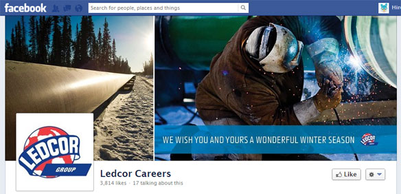 ledcor facebook career page cover image