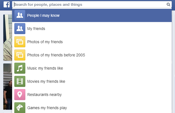 Facebook Graph Search Feature